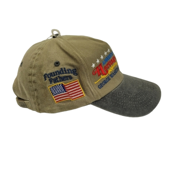 Embroidered American Heritage Founding Fathers George Washington Baseball Hat - Picture 3 of 10